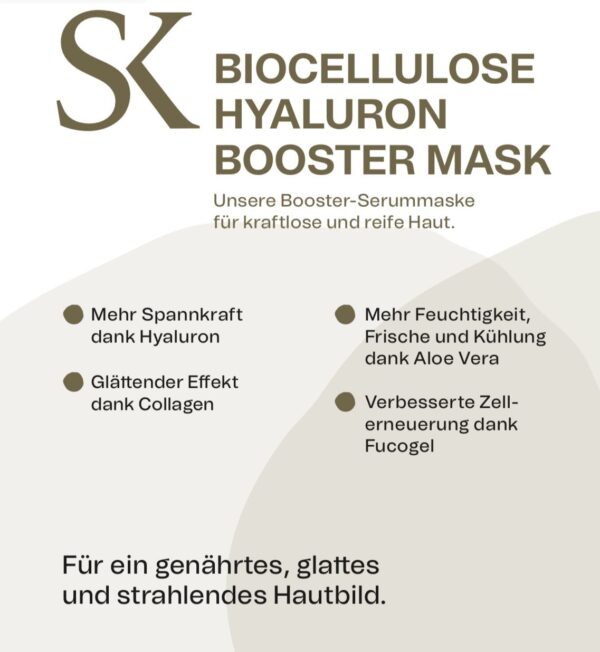 BIOCELLULOSE HYALURON BOOSTER MASK – SUSANNE KHAN SKINCARE - Image 2