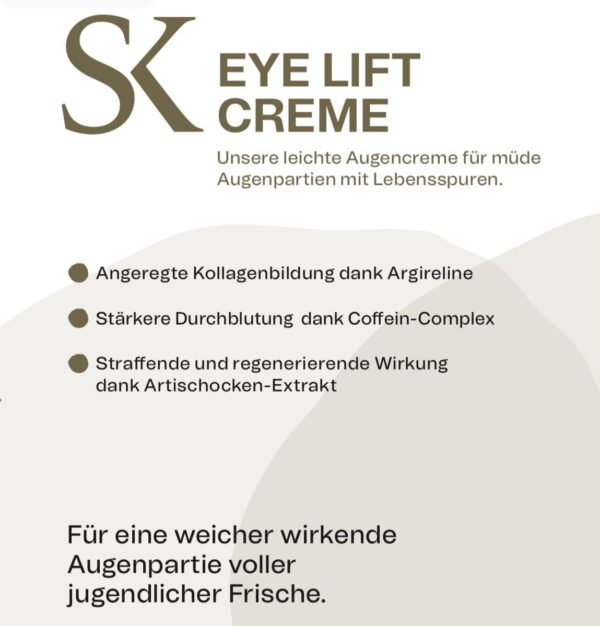 EYE LIFT CREAM -SUSANNE KHAN SKINCARE - Image 2