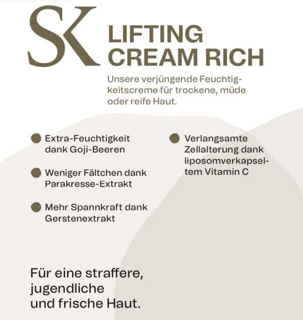 LIFTING CREAM RICH – SUSANNE KHAN SKINCARE - Image 2